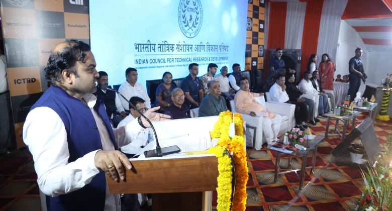 Dr. Ketan Mohitkar, member Secretary of ICTDR addressing the attendees